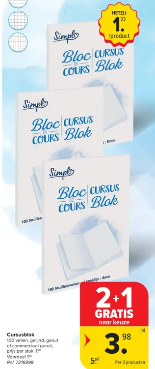 Offre: Cursusblok