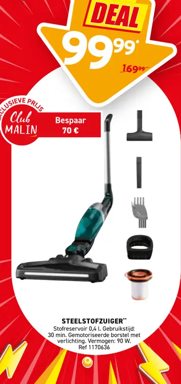 Promotie: Steelstofzuiger