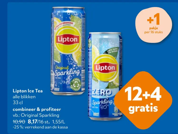 Promotie: Ice Tea alle blikken