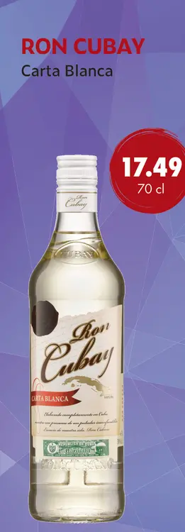 Aanbieding: Ron Cubay Carta Blanca