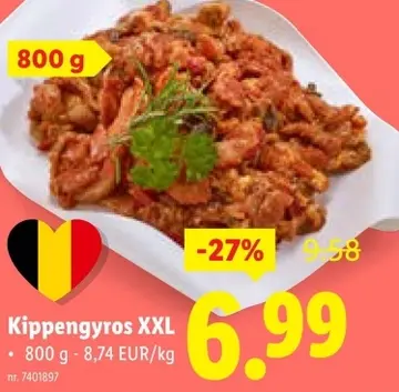 Aanbieding: Kippengyros XXL