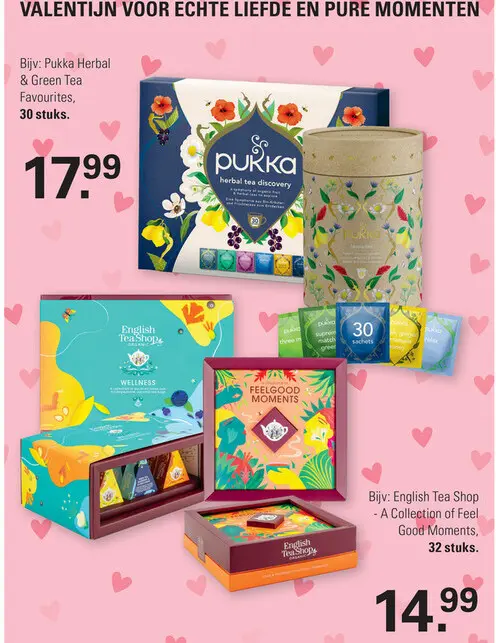 Aanbieding: Pukka Herbal & Green Tea Favourites and Engli