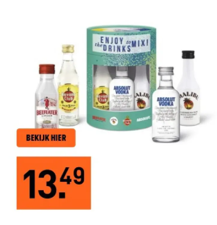 Aanbieding: Miniature Spirits Gift Set