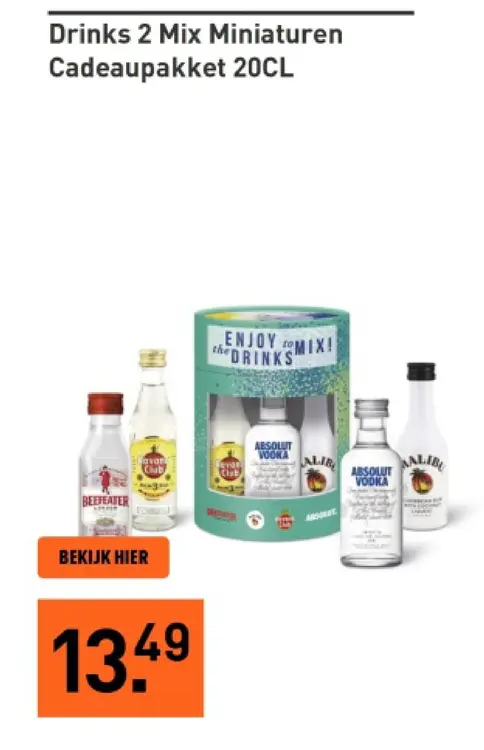 Aanbieding: Miniature Spirits Gift Set