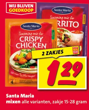 Aanbieding: Santa Maria mixen alle varianten