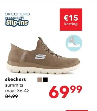 Aanbieding: Skechers Slip-ins: Summits - Korlo dames sneakers zwart