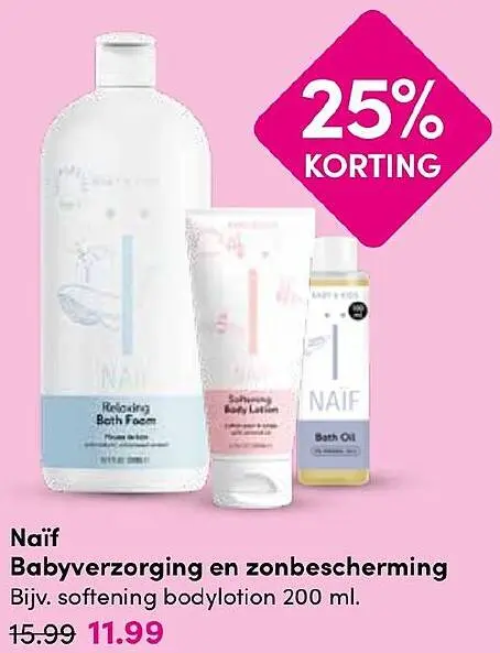 Aanbieding: Babyverzorging en zonbescherming