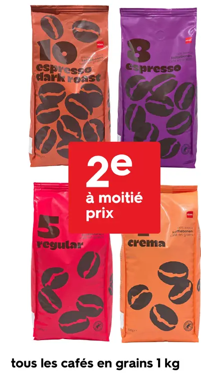 Offre: Cafés en grains