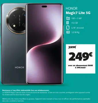 Offre: HONOR Magic7 Lite 5G