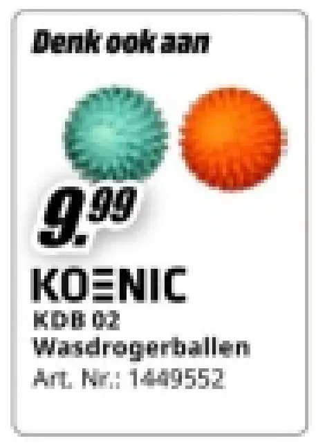 Aanbieding: Wasdrogerballen