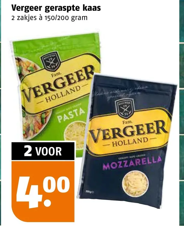 Aanbieding: Geraspte kaas
