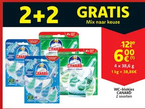 Aanbieding: WC-blokjes CANARD