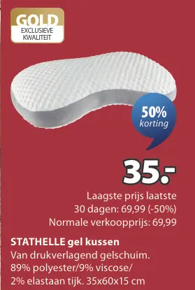 Aanbieding: STATHELLE gel kussen