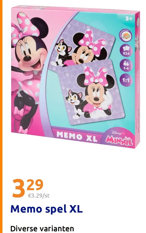 Promotie: Memo spel XL