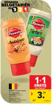 Aanbieding: Gamma koude sauzen en mayonaise