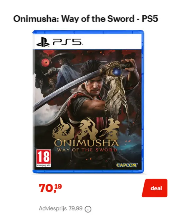 Promotie: Onimusha: Way of the Sword - PS5