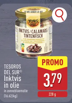 Aanbieding: TESOROS DEL SUR Inktvis in olie