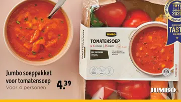 Aanbieding: Jumbo soeppakket voor tomatensoep