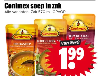 Aanbieding: Soep in zak
