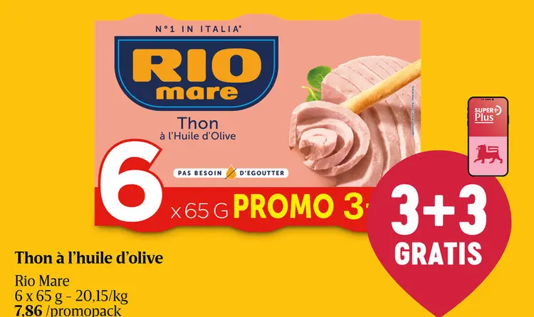 Offre: Thon à l'huile d'olive