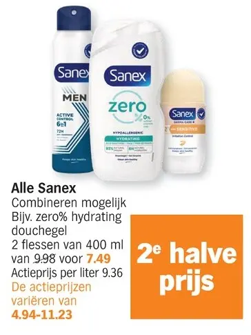 Promotie: Alle Sanex