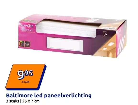 Aanbieding: led paneelverlichting