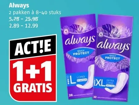 Aanbieding: Always