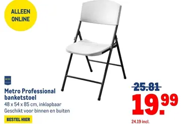 Aanbieding: Metro Professional banketstoel