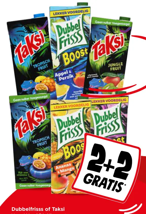 Promotie: Dubbelfrisss of Taksi