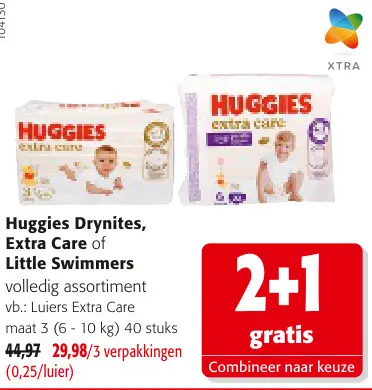Promotie: Huggies Drynites, Extra Care of Little Swimmers
