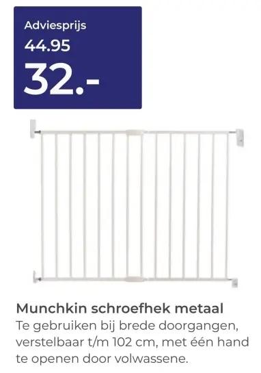 Aanbieding: schroefhek metaal