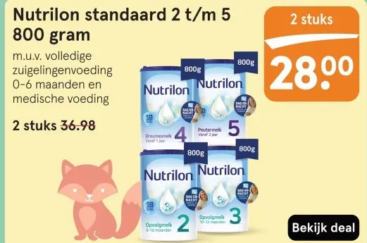Aanbieding: Nutrilon standaard