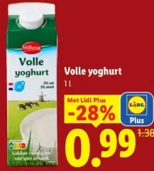 Aanbieding: Volle yoghurt