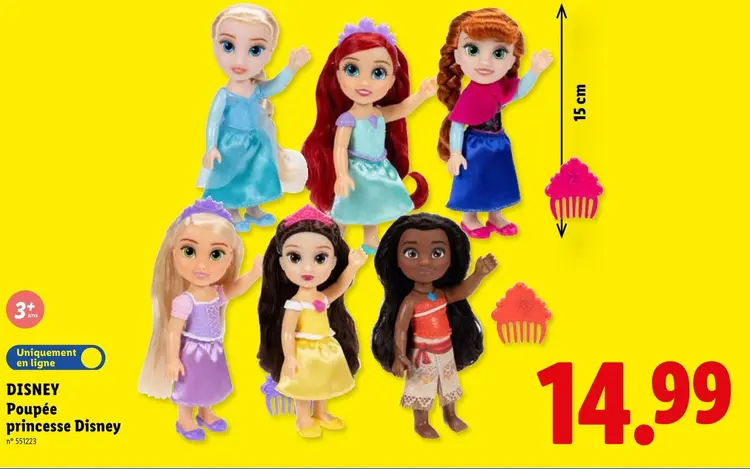 Offre: Poupée princesse Disney