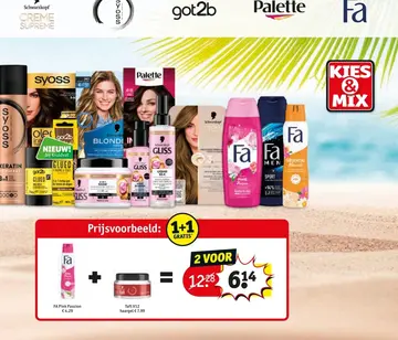 Aanbieding: FA Pink Passion + Taft V12 haargel