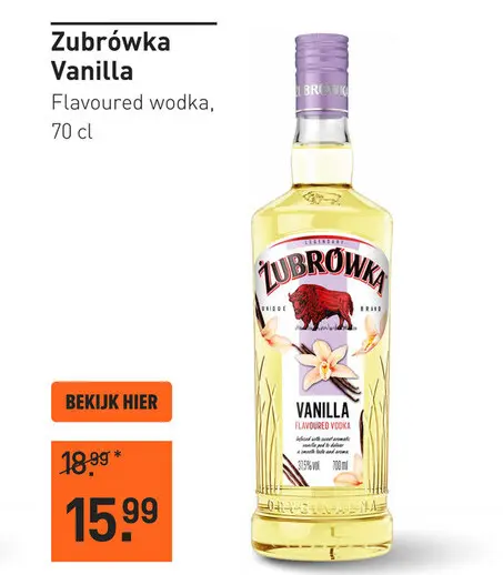 Aanbieding: Zubrówka Vanilla