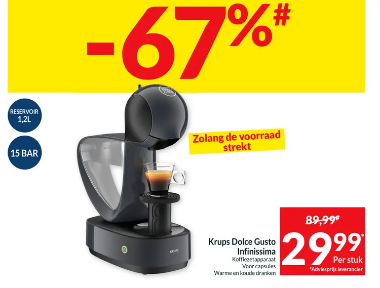 Aanbieding: Dolce Gusto Infinissima
