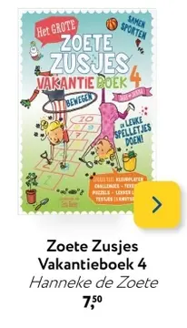Aanbieding: Zoete Zusjes Vakantieboek 4