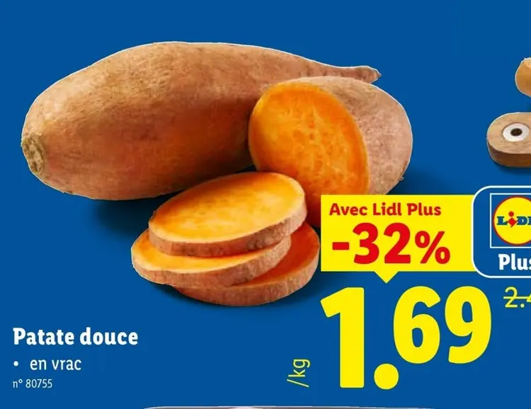 Offre: Patate douce