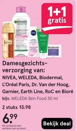 Aanbieding: Damesgezichtsverzorging