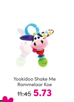 Aanbieding: Yookidoo Shake Me Rammelaar Koe