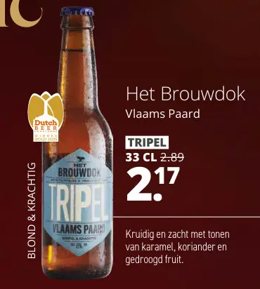 Aanbieding: Het Brouwdok Vlaams Paard Tripel