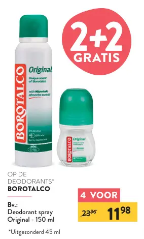 Promotie: Deodorant spray Original
