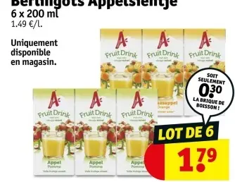 Offre: Bertingots Appelsientje