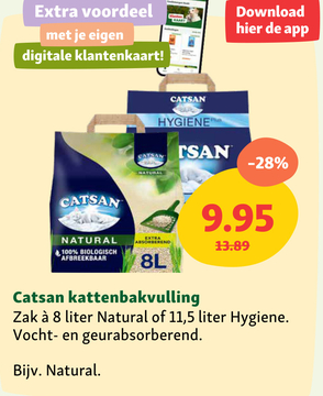 Aanbieding: Catsan kattenbakvulling