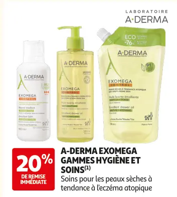 Promotie: Exomega gammes hygiène et soins