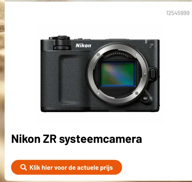 Aanbieding: ZR systeemcamera