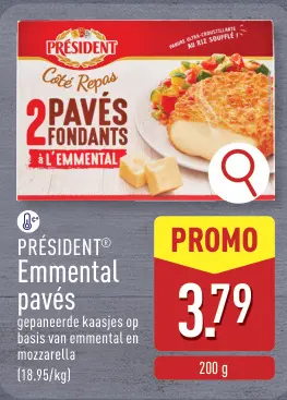 Promotie: Emmental pavés