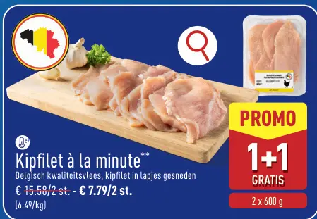 Promotie: Kipfilet à la minute