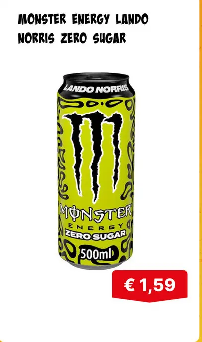 Aanbieding: Monster energy lando norris zero sugar